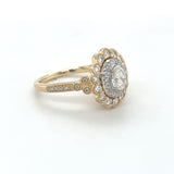 14K Yellow Gold Engagement Ring